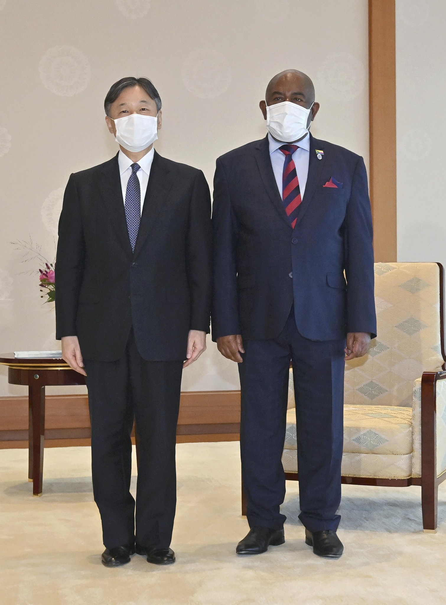 Le Président de la République, AZALI Assoumani, a été reçu en audience par Sa Majesté l’Empereur Naruhito